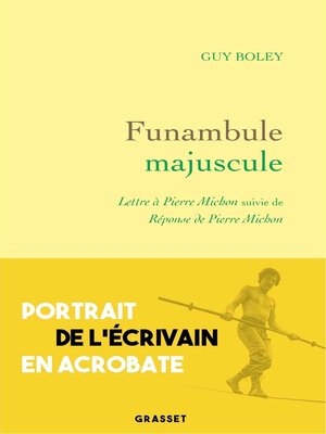 cover image of Funambule majuscule